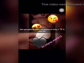 In 4 gangbanging snapchat thot snippet