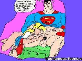 Superman و supergirl العربدة